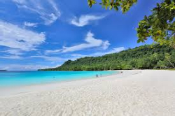 A picture of a beach