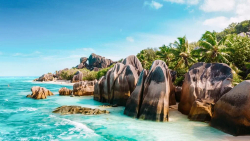 A picture of a beach